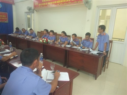 Viện kiểm sát nhân dân tỉnh Kon Tum tổ chức Hội nghị giao ban công tác kiểm sát tháng 05/2023 tại Viện kiểm sát nhân dân huyện Ia H’Drai