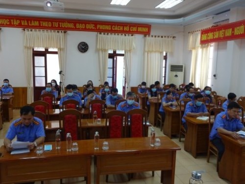 Đảng bộ VKSND tỉnh Kon Tum tổng kết công tác  xây dựng Đảng năm 2021 và triển khai phương hướng, nhiệm vụ năm 2022