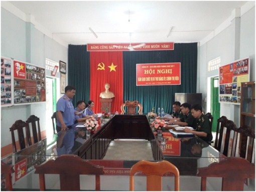 VKSND huyện Ngọc Hồi: Trực tiếp kiểm sát việc tiếp nhận, giải quyết nguồn tin về tội phạm tại Đồn Biên phòng cửa khẩu quốc tế Bờ Y