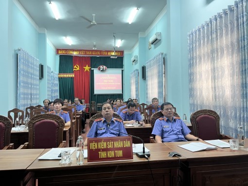 Viện kiểm sát nhân dân tỉnh Kon Tum tổ chức Hội nghị sơ kết công tác 6 tháng đầu năm 2023