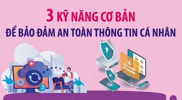 3 kỹ năng cơ bản để đảm bảo an toàn thông tin cá nhân