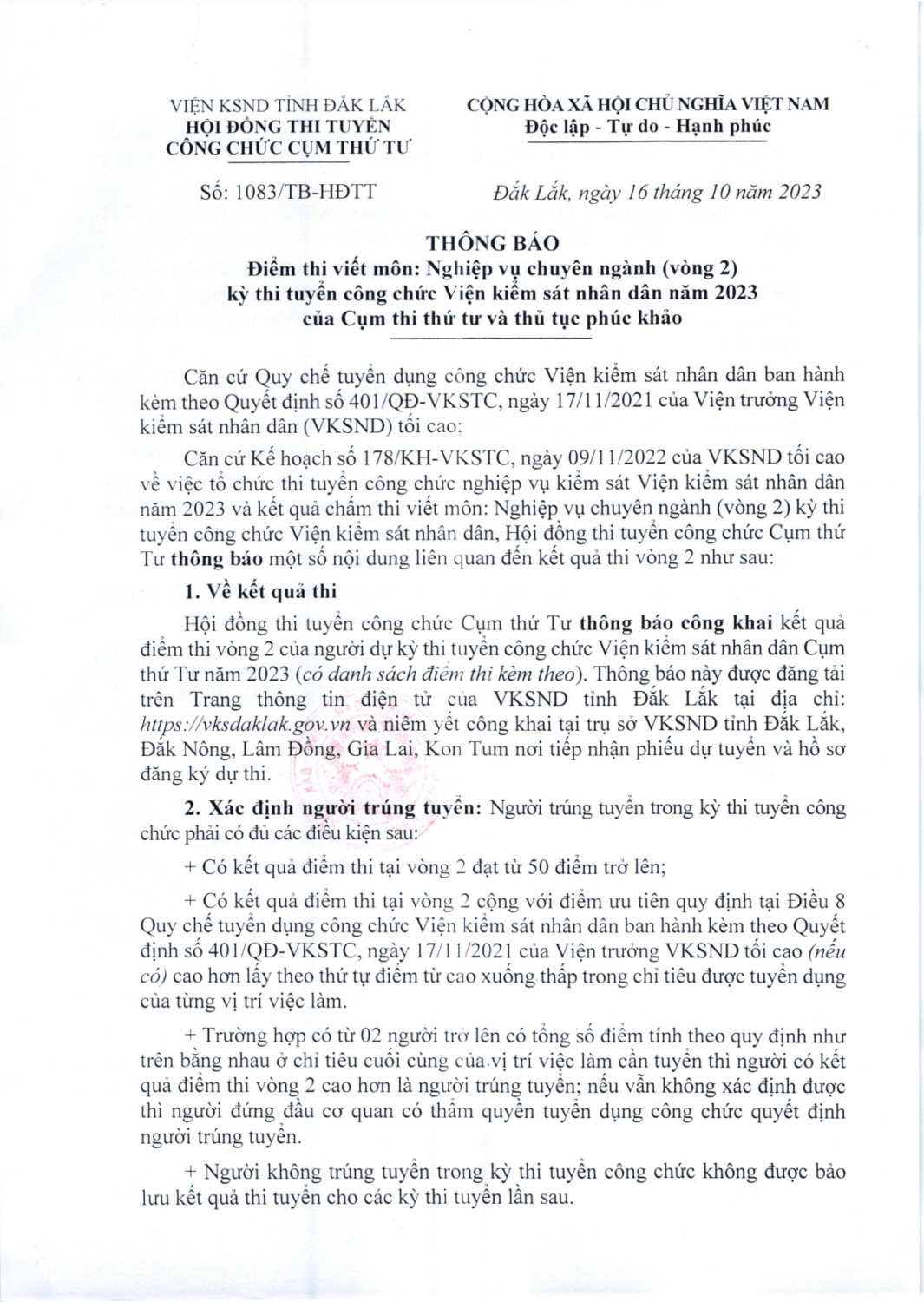 Thong bao diem thi cong chuc 2023 page 0001