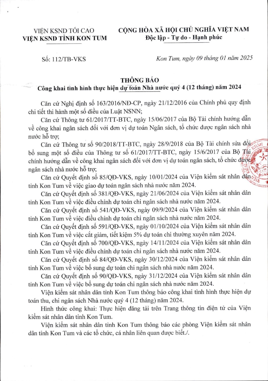 thong bao cong khai tinh hinh thuc hien du toan Nha nuoc quy 4 2024 page 0001